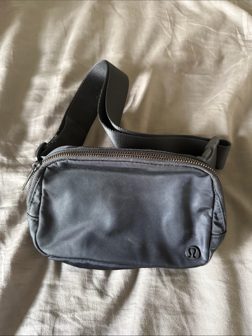 lululemon athletica Black Belt Bag with Subtle Logo